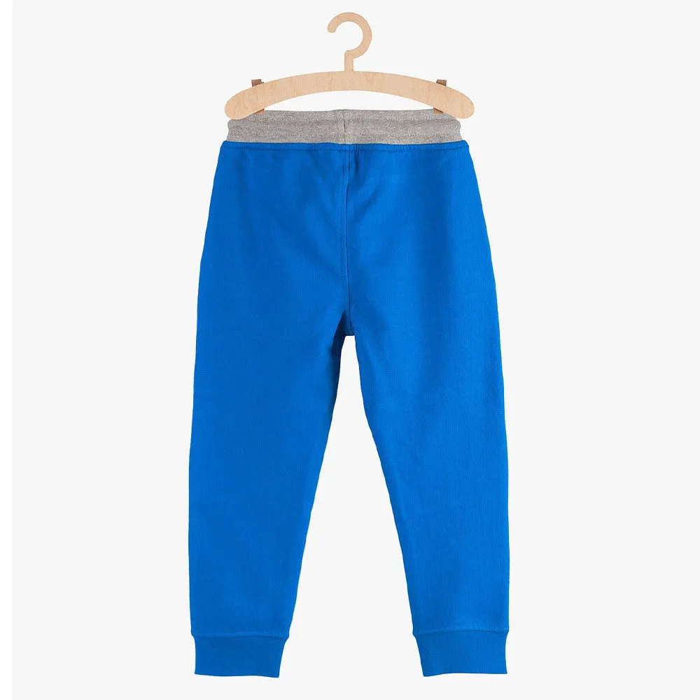 51015 Knee Platted Cerulean Fleece Trouser 3611