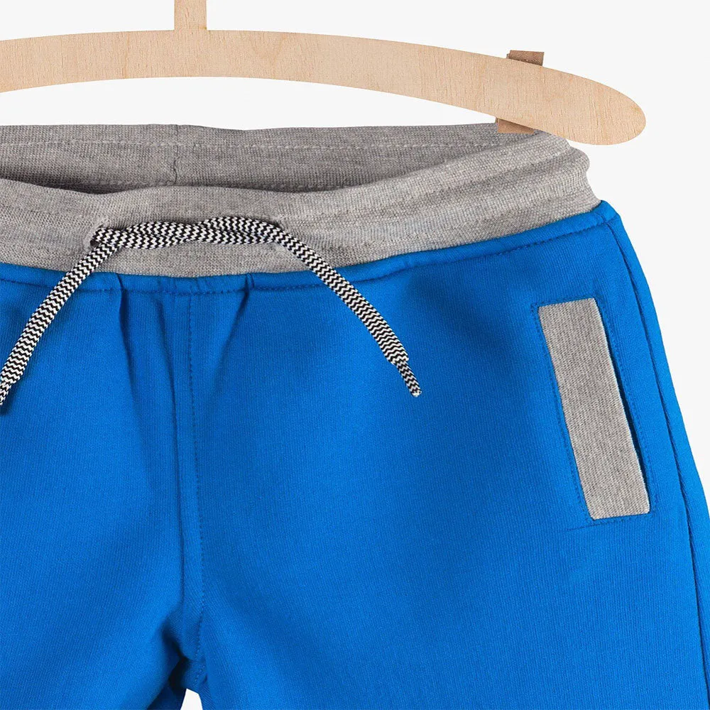 51015 Knee Platted Cerulean Fleece Trouser 3611