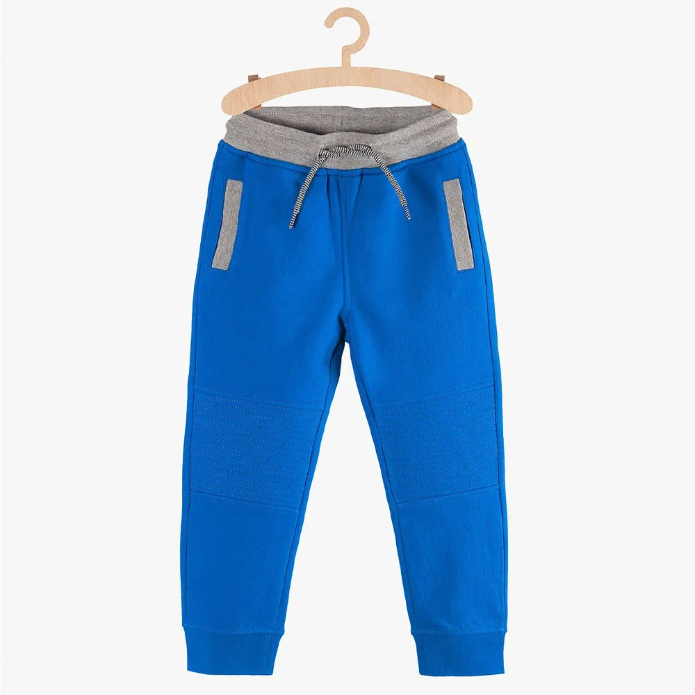 51015 Knee Platted Cerulean Fleece Trouser 3611