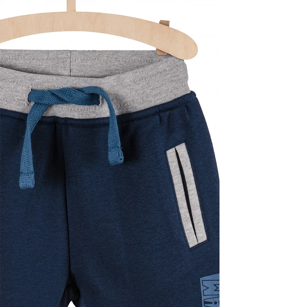 5.10.15 New Team Contrast Belt Navy Blue Fleece Trouser 13570