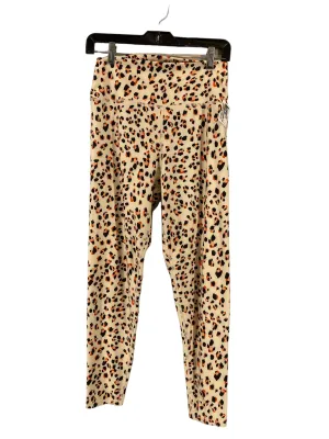 Animal Print Athletic Leggings Sage, Size L