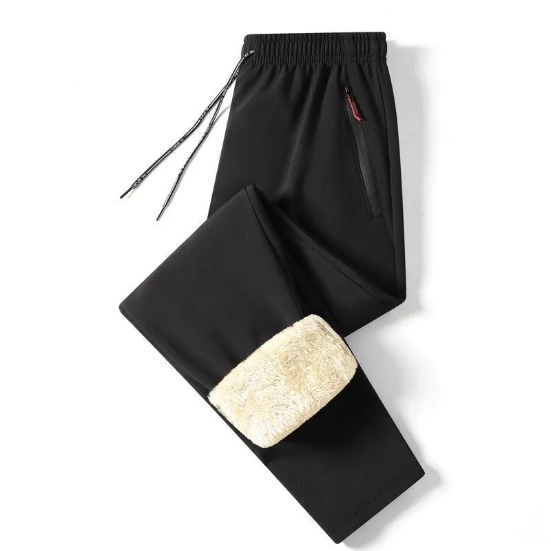 Fashion Personality Male Thermal Casual Trousers