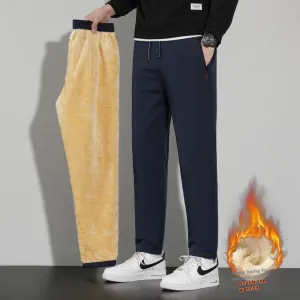 Fashion Personality Male Thermal Casual Trousers