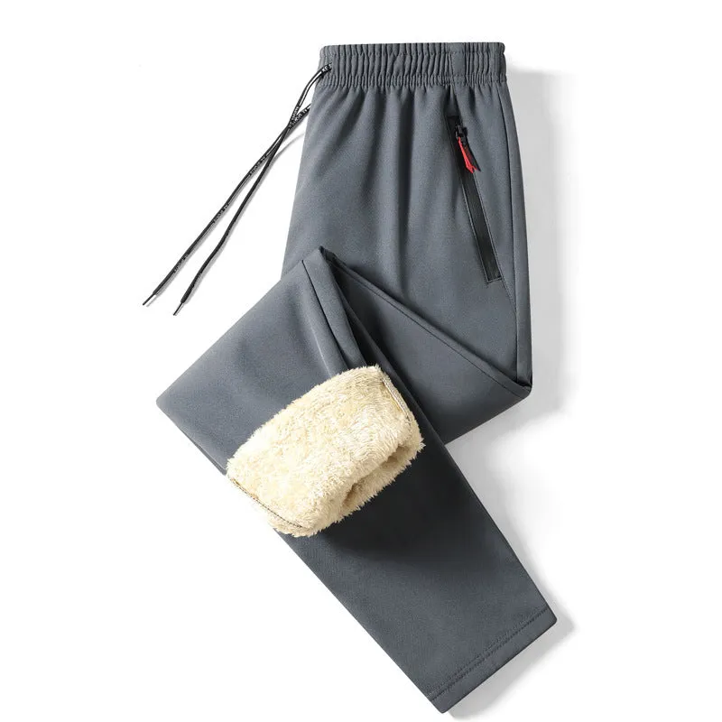 Fashion Personality Male Thermal Casual Trousers