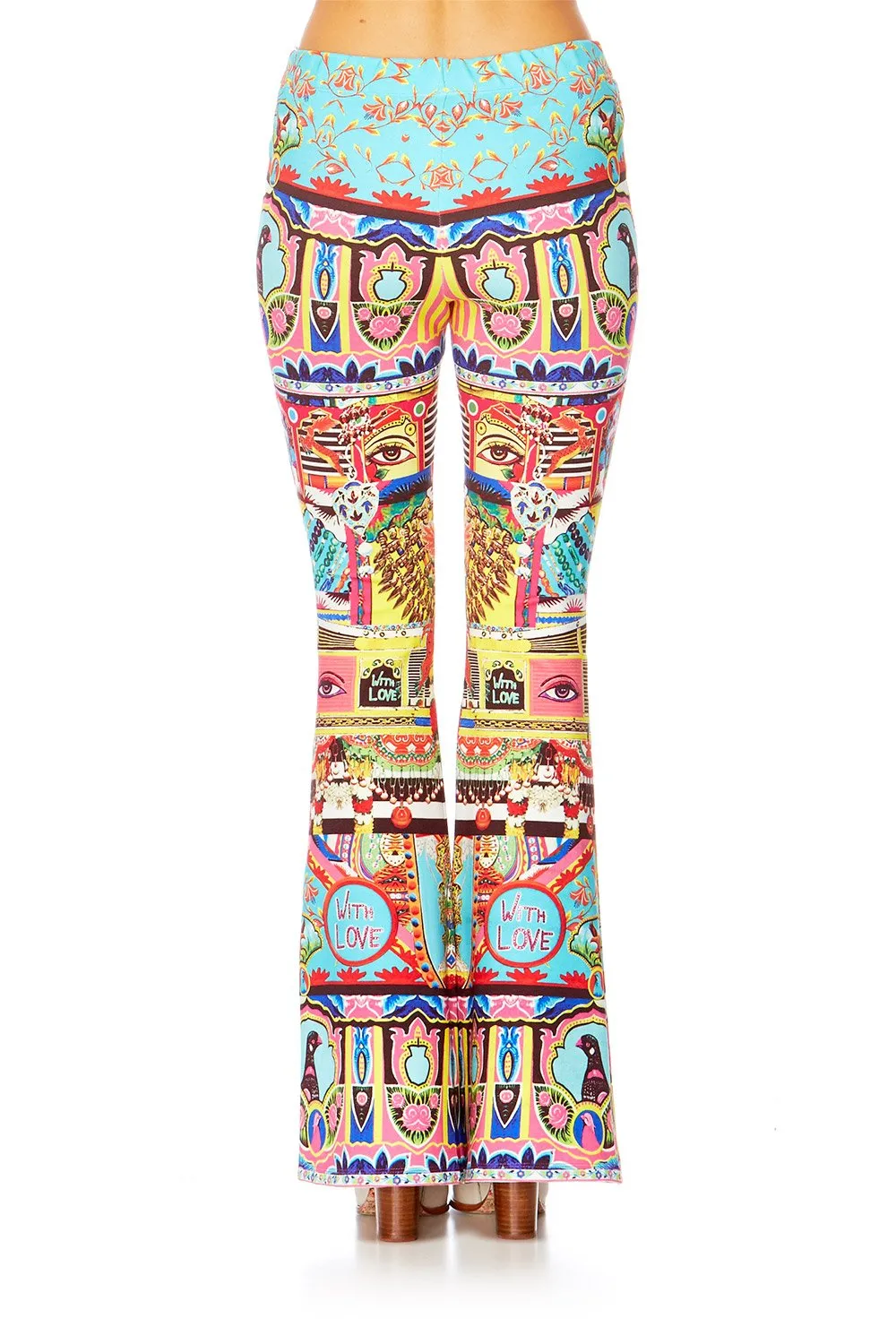 HIGH WAISTED FLARED TROUSER BOUNDLESS BLISS