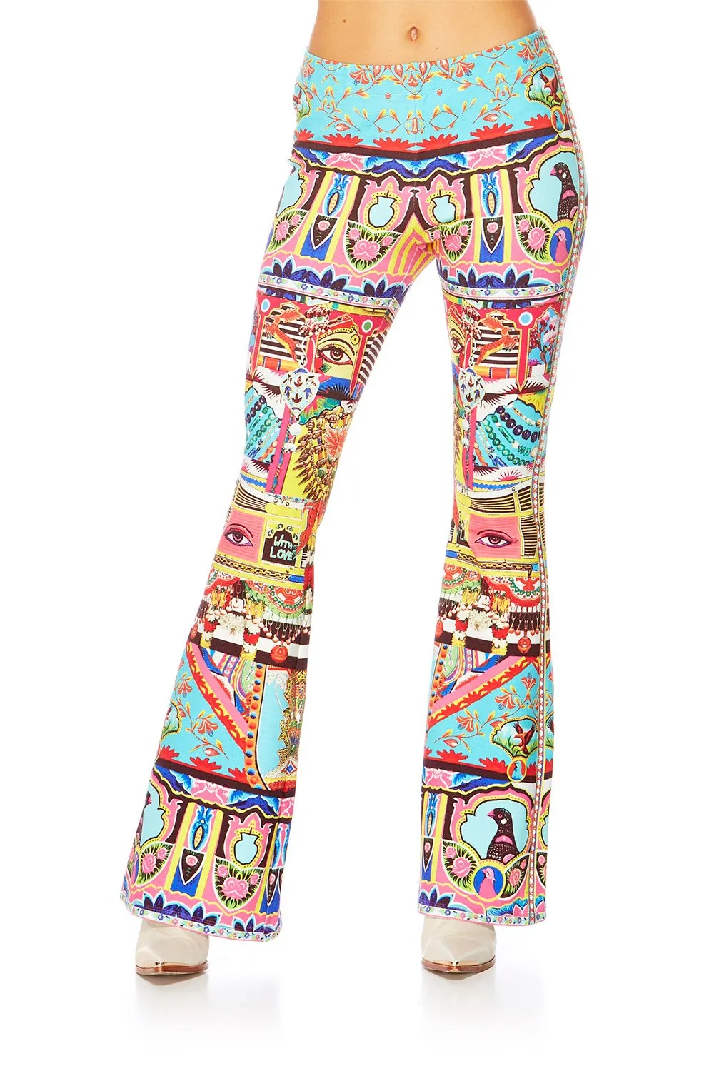 HIGH WAISTED FLARED TROUSER BOUNDLESS BLISS