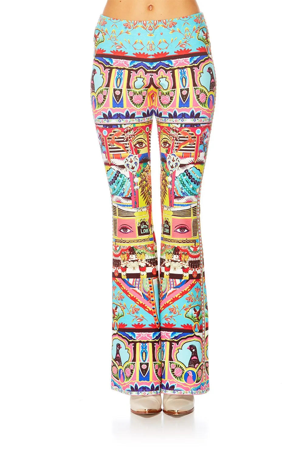 HIGH WAISTED FLARED TROUSER BOUNDLESS BLISS