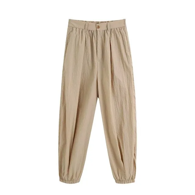 HIGH WAISTED TROUSERS