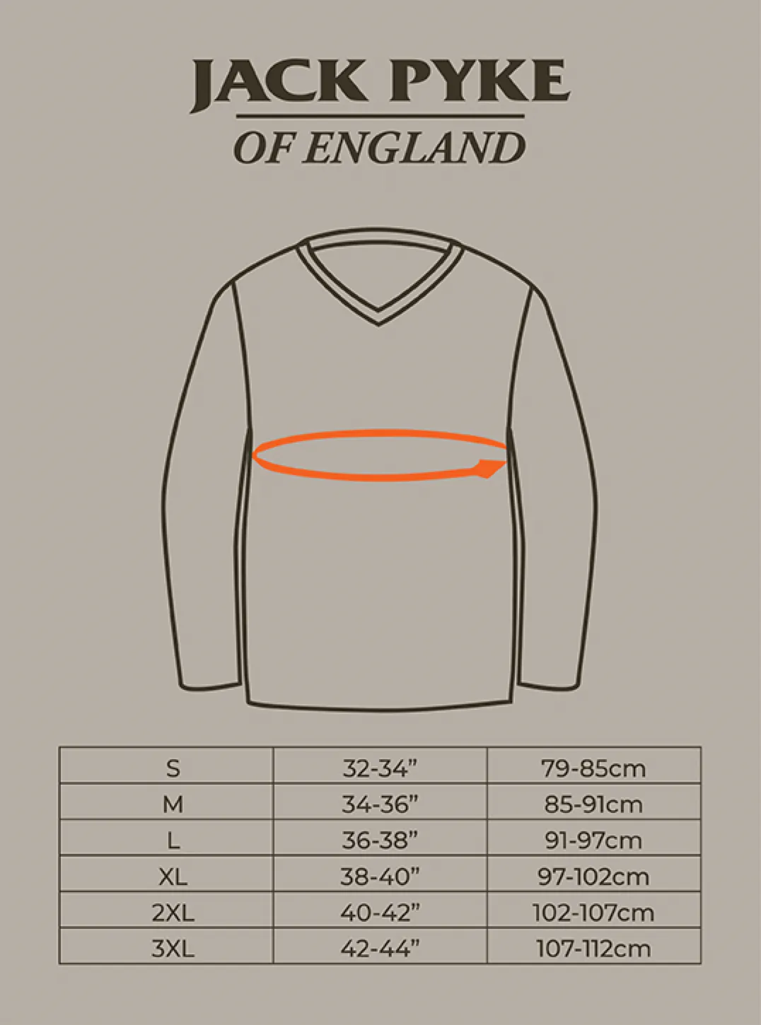 JACK PYKE Ashcombe 100% Lambswool Long Sleeve V-Neck Jumper Pullover