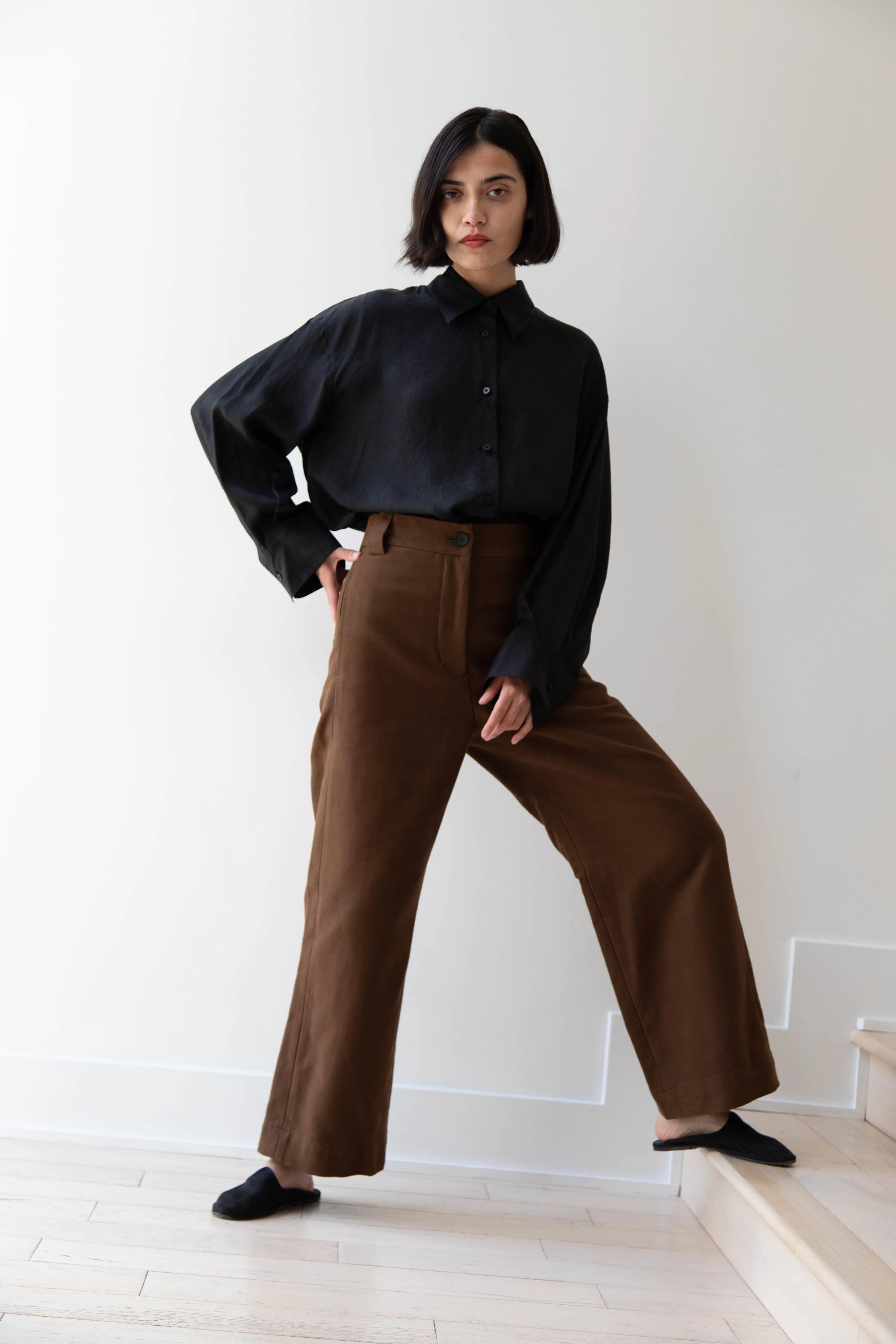 Sayaka Davis | Straight Leg Pants in Olive